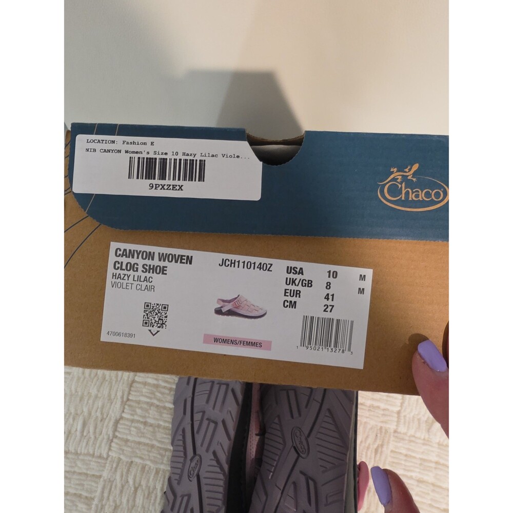 NIB Chaco Canyon Woven Clog Sz 10 - Picture 5 of 5